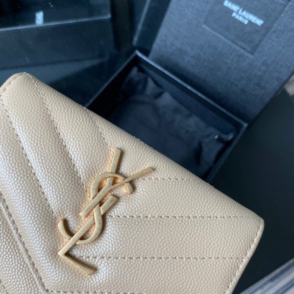 Y*L monogram small envelope wallet in