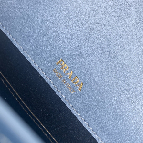 Pra*a saffiano leather mini-bag