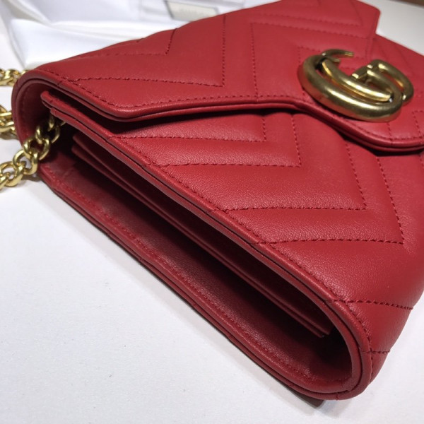 G*u*i gg marmont chain wallet