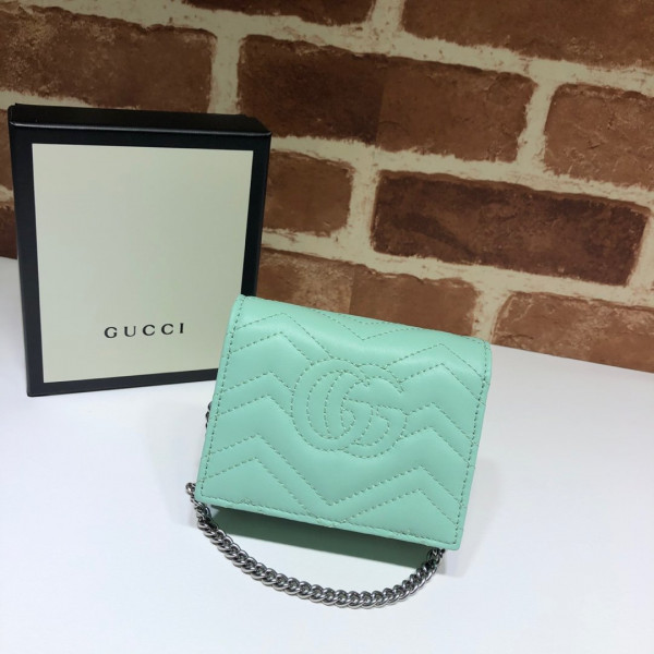G*u*i gg marmont chain wallet