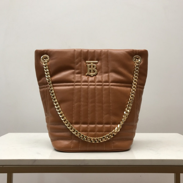 B**rry small quilted lambskin lola bucket bag