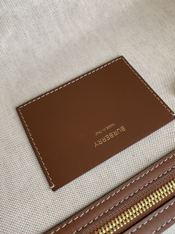 B**rry medium monogram motif leather tote