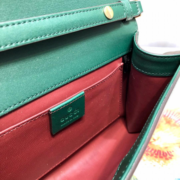 G*u*i zumi smooth leather small shoulder bag