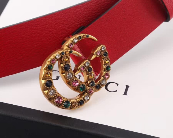 G*u*i calf leather belt