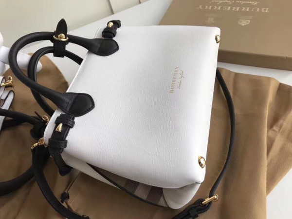 B**rry the small banner in leather and house check