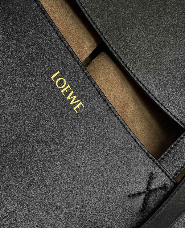 Lowee XL Puzzle Fold Tote in shiny calfskin -  42*41*18cm