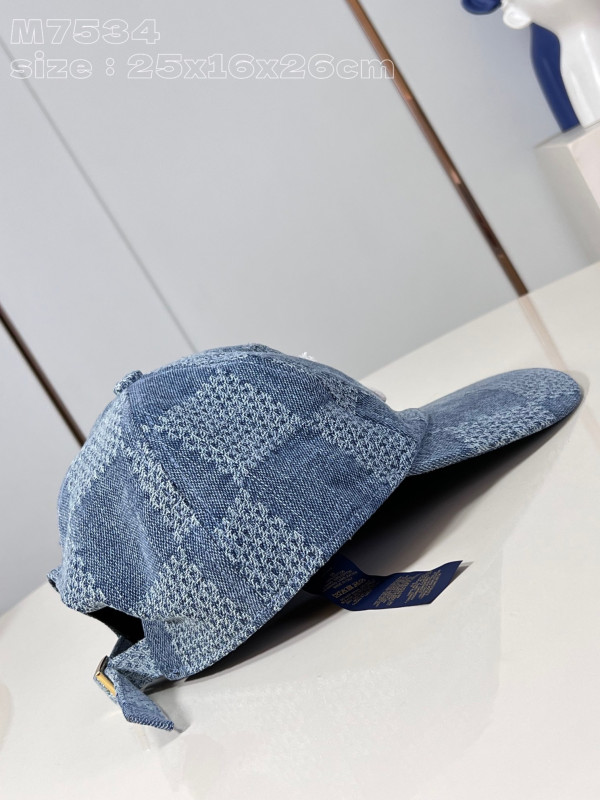 l0*is V*t0n damier denim 3d cap