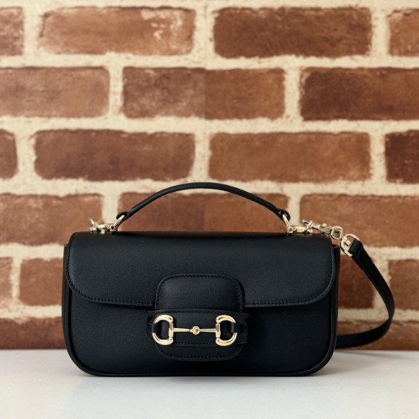 G*u*i horsebit 1955 soft small top handle bag-22.6*12.7*5.6cm