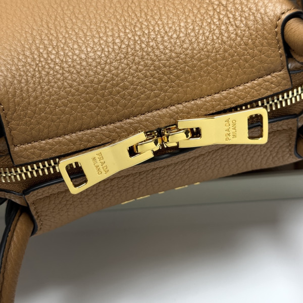 Pra*a leather mini handbag-18*19.5*9cm