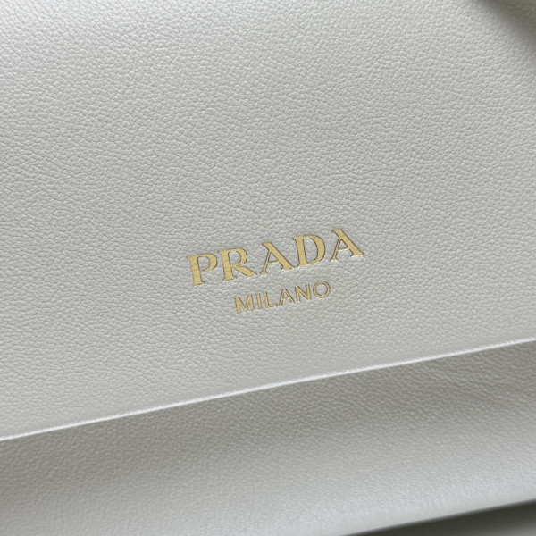 Pra*a doux medium leather shoulder bag-29*16*9.5cm