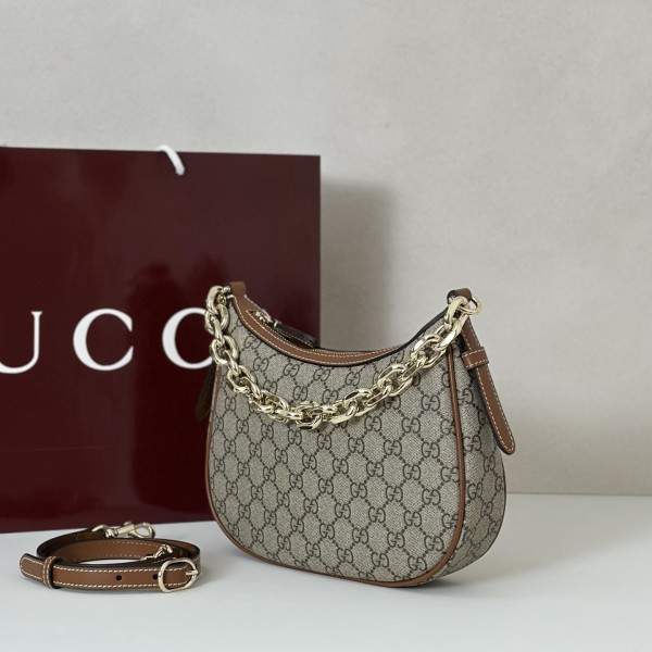 G*u*i gg emblem small shoulder bag-25.5*20*5cm