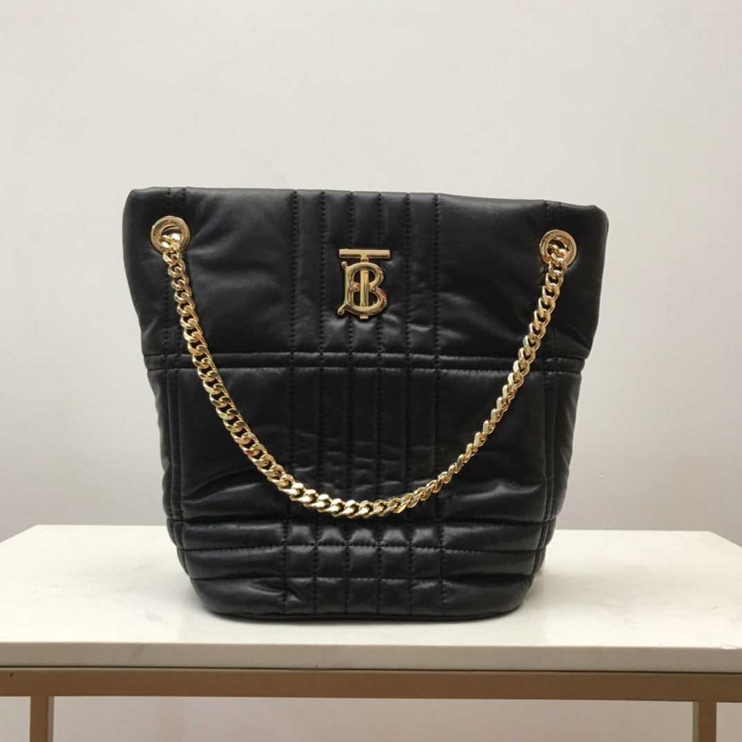 B**rry small quilted lambskin lola bucket bag