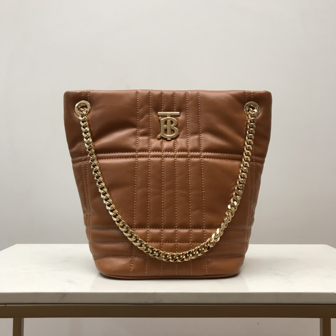 B**rry small quilted lambskin lola bucket bag