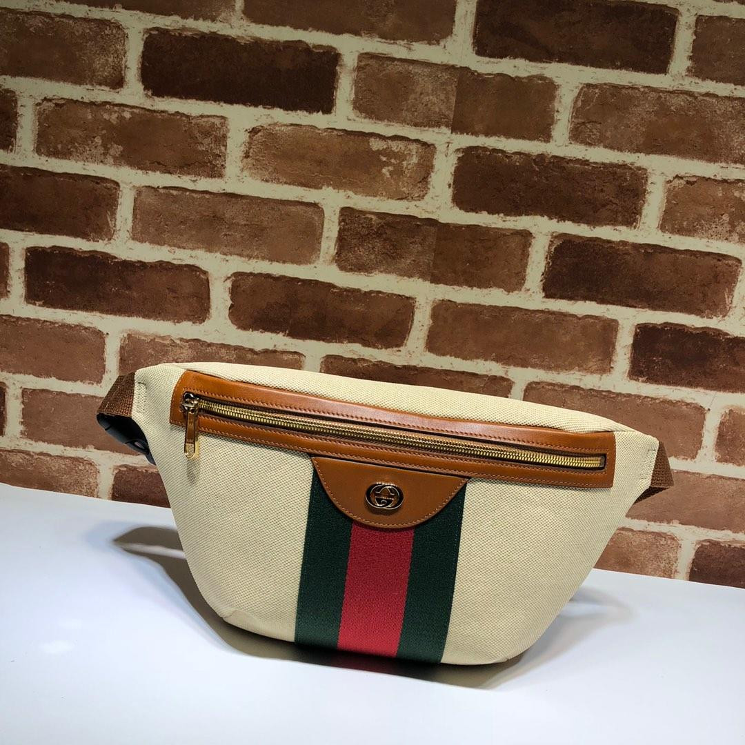 G*u*i vintage canvas belt bag