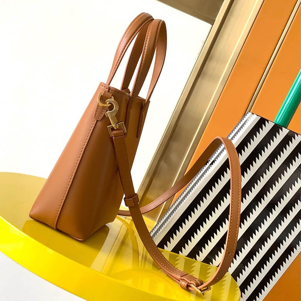 MINI TOY SHOPPING SAINT LAURENT IN BOX LEATHER