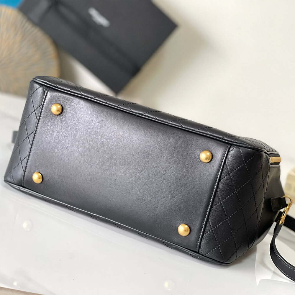 YSL LYIA DUFFLE IN QUILTED LAMBSKIN