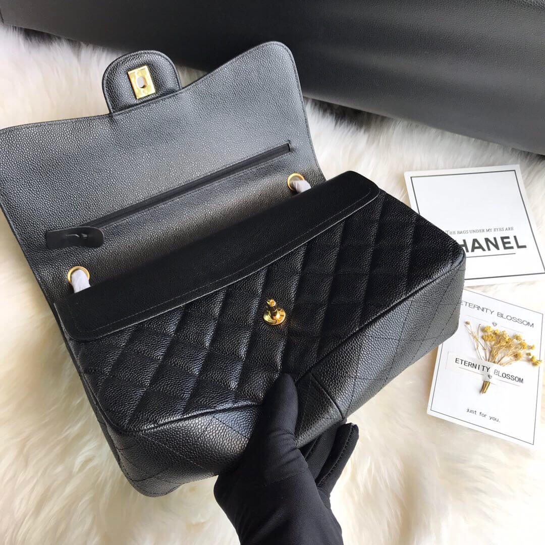 Ch*el large classic handbag