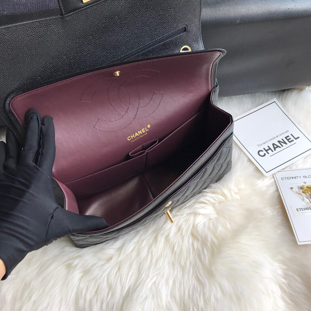 Ch*el large classic handbag