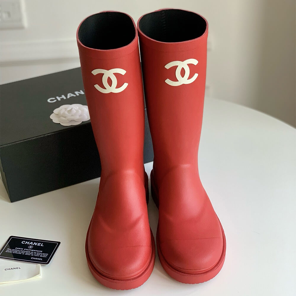 Ch*el long rain boots