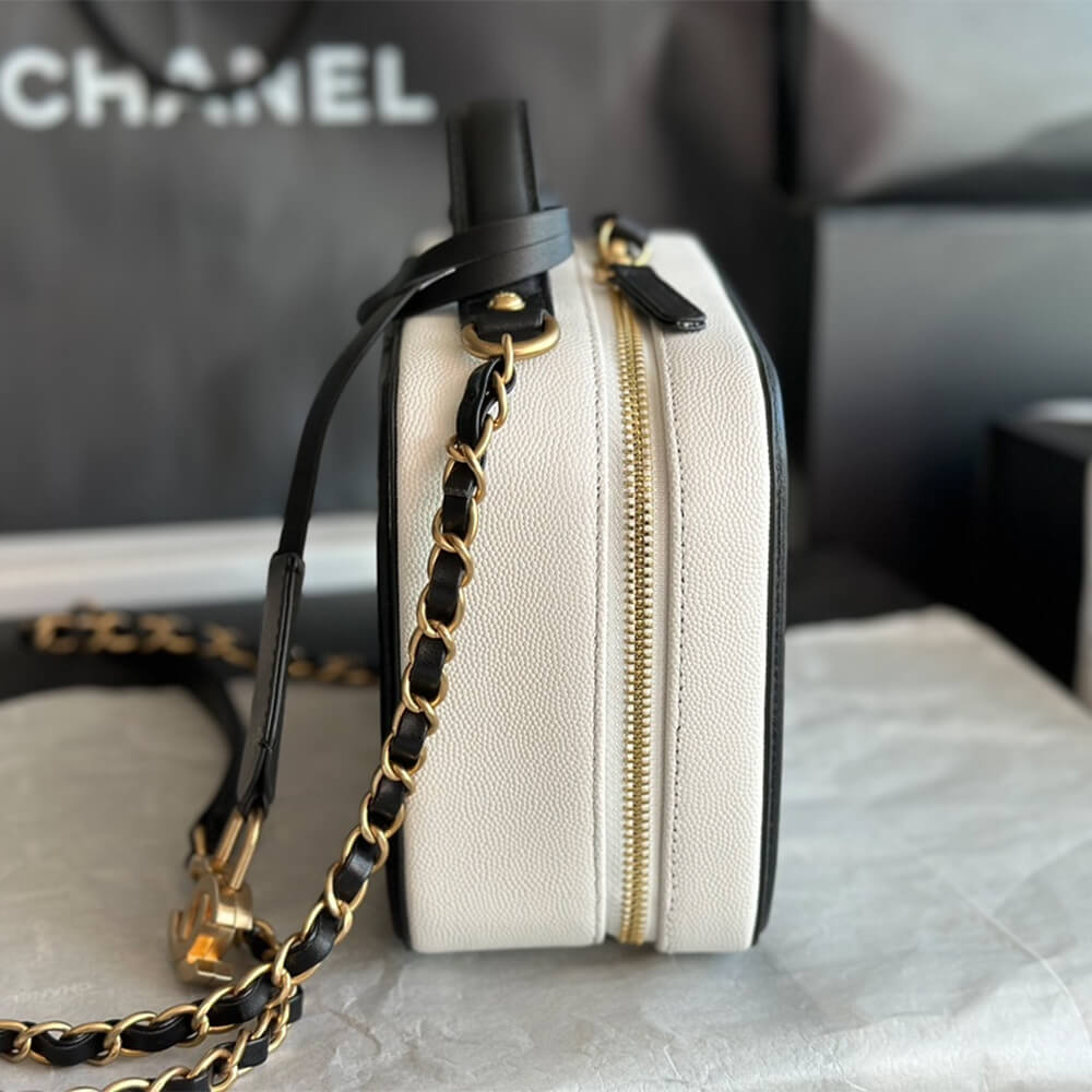 Ch*el medium filigree makeup case