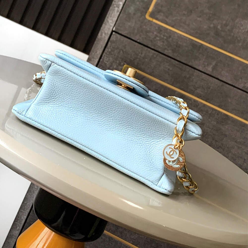 Ch*el mini flap bag(high-end grade)