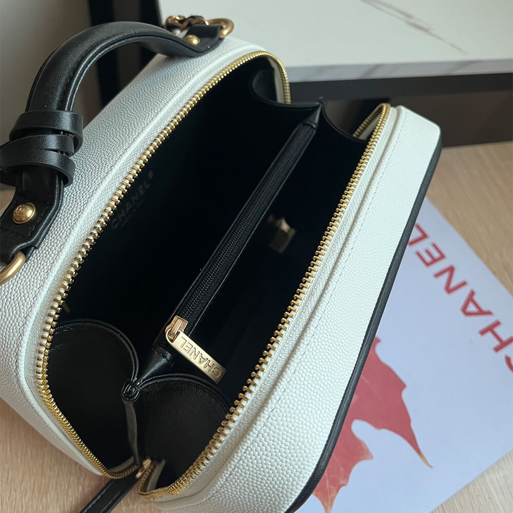 Ch*el medium filigree makeup case