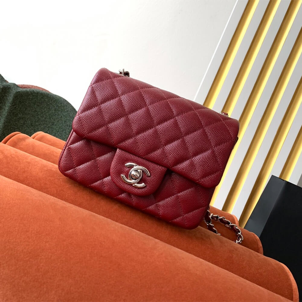 Ch*el mini flap bag(high-end grade)