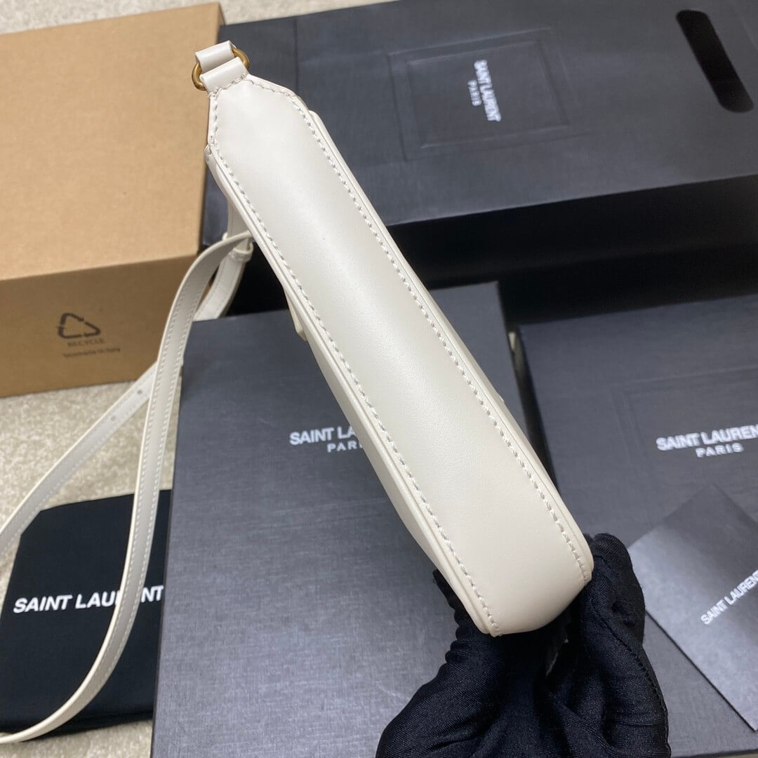 YSL Le 5 à 7 mini vertical bag in shiny leather