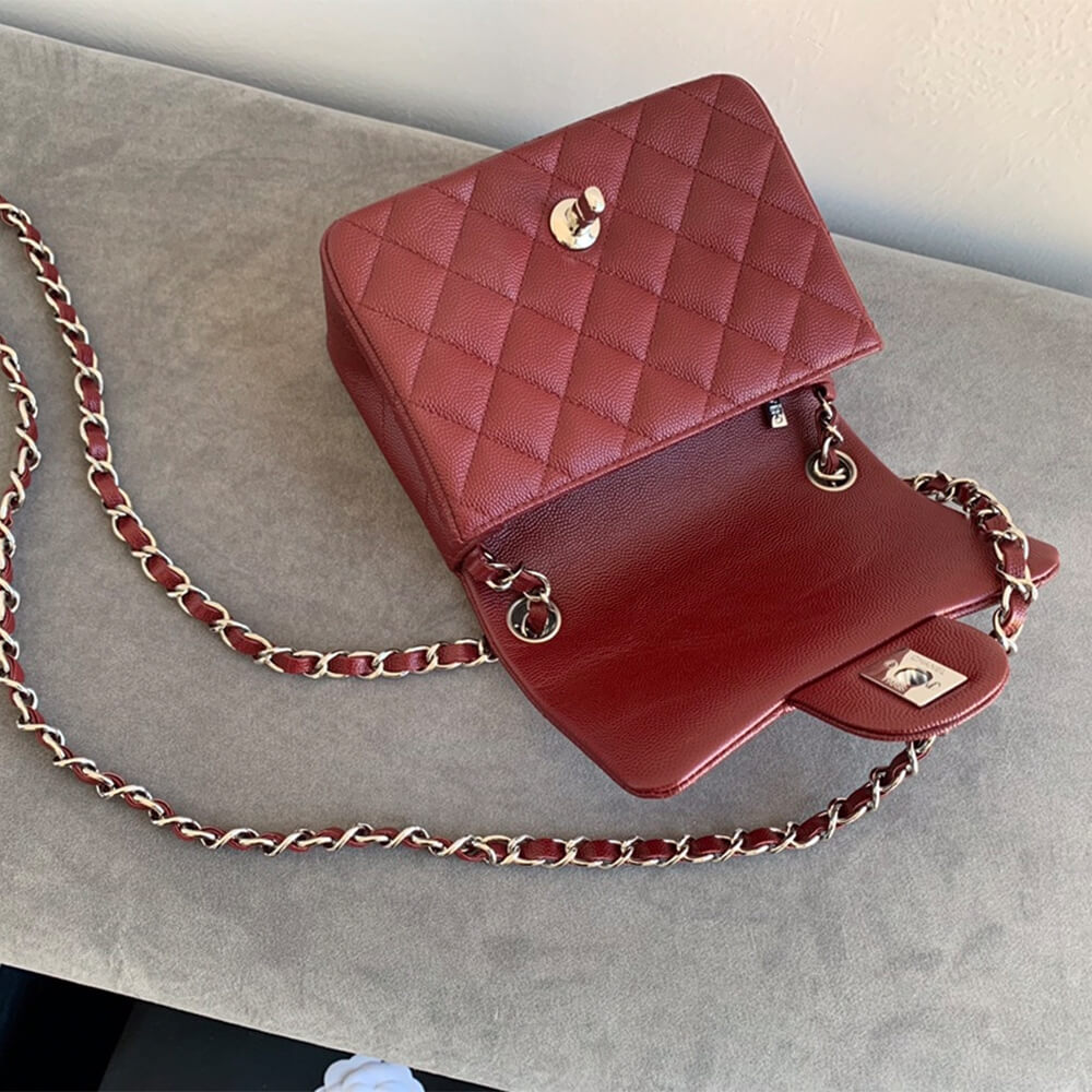 Ch*el mini flap bag(high-end grade)