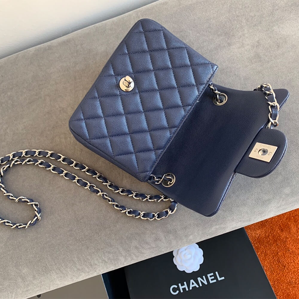 Ch*el mini flap bag(high-end grade)