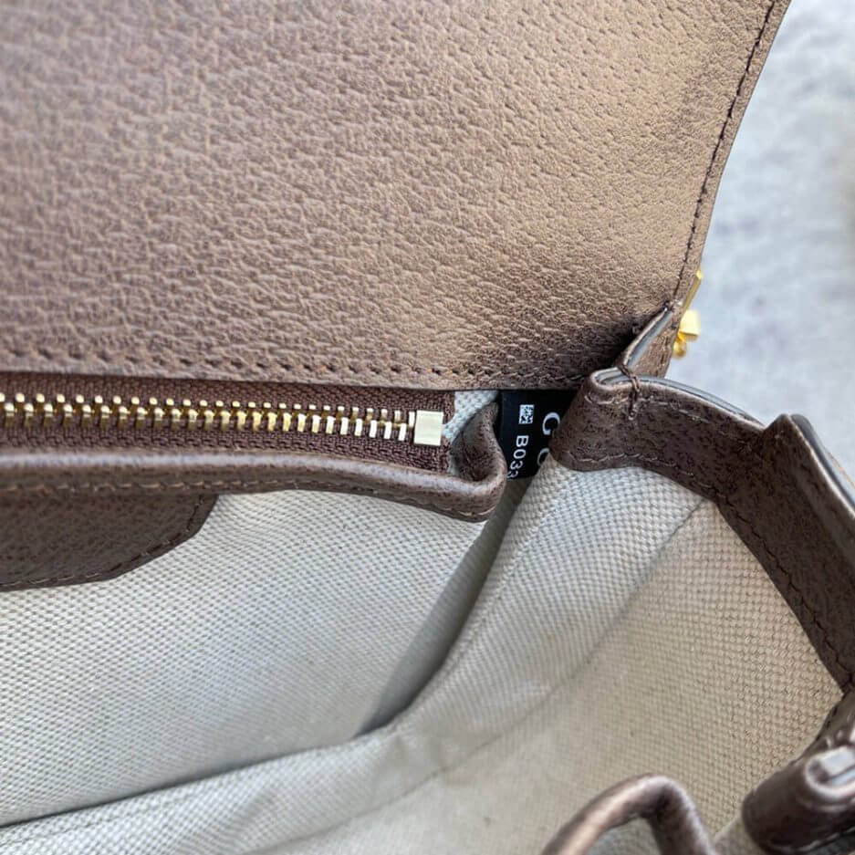 G*u*i bamboo 1947 jumbo gg small top handle bag